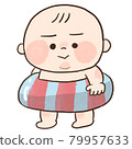 Baby with a float 79957633