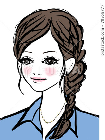 鬆散蓬鬆的頭髮OL 鬆散蓬鬆的頭髮OL 79958777