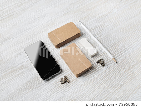 Stationery mockup, smartphone 79958863