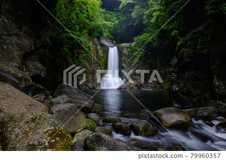 鳴澤瀑布 Shinshiro City Fresh Green Waterfall 風景 鳴澤瀑布 Shinshiro City Fresh Green Waterfall 風景 79960357