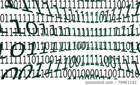 A row of numbers that are distorted and emerge with innumerable 0s and 1s A row of numbers that are distorted and emerge with innumerable 0s and 1s 79961282