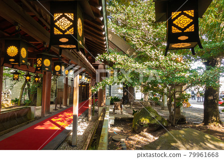 川越冰川神社釣魚燈籠 79961668