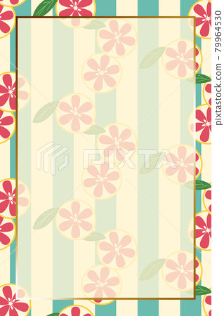 Grapefruit background 3 rectangle vertical position gold 79964530