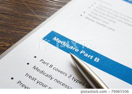 Medicare part B cover list and metal pen. Medicare part B cover list and metal pen. 79965506