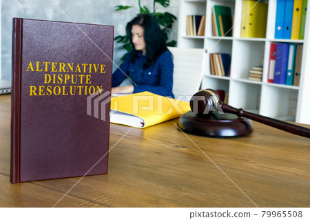 Book about Alternative dispute resolution ADR in the office. 79965508