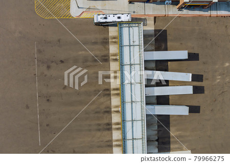 Gas station for refueling vehicles, trucks and tanks with fuel, gasoline and diesel near highway Gas station for refueling vehicles, trucks and tanks with fuel, gasoline and diesel near highway 79966275