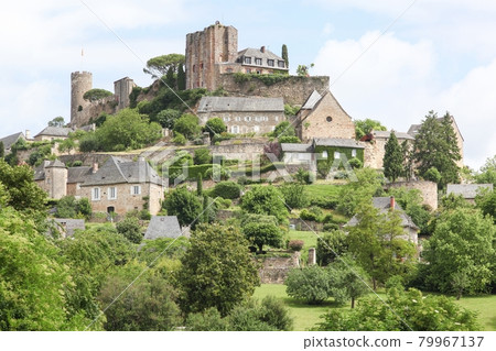 Village of Turenne in Correze, one of the most beautiful village in France 79967137
