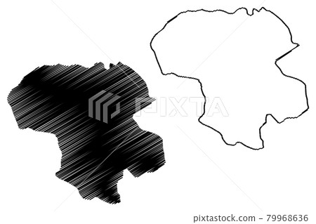 Zanjan Province map vector.... 79968636