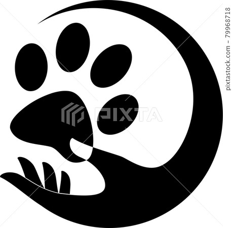 Paw, cat paw, cats, logo  79968718