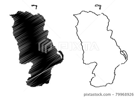 County Antrim map vector.... County Antrim map vector.... 79968926