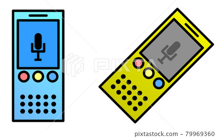 A small voice recorder for voice recording 79969360