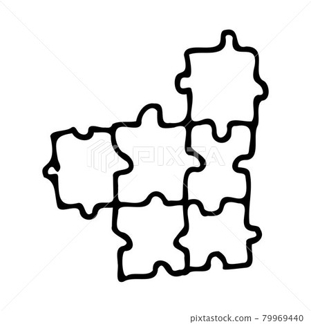 A piece of the assembled puzzle A piece of the assembled puzzle 79969440