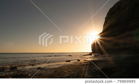 Beautiful beach sunrise shot during coastal hike,Cape Kidnappers located in Hawkes bay, North Island area of New Zealand Beautiful beach sunrise shot during coastal hike,Cape Kidnappers located in Hawkes bay, North Island area of New Zealand 79969995