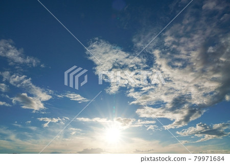 Morning sky and clouds 79971684