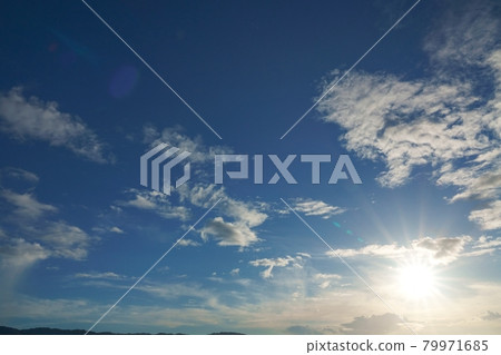Morning sky and clouds 79971685