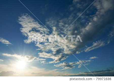 Morning sky and clouds 79971686