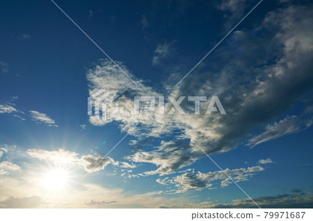 Morning sky and clouds 79971687