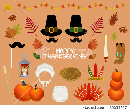 感恩節可愛素材合集 感恩節可愛素材合集 80035527