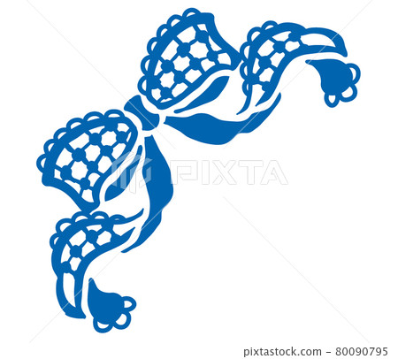 Frame corner. Antique lace style. Vector material. Frame corner. Antique lace style. Vector material. 80090795