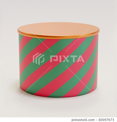 3d Xmas cylindrical display podium 80097673