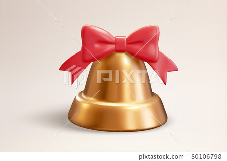 bell, ribbon, vector - Stock Illustration [80106798] - PIXTA