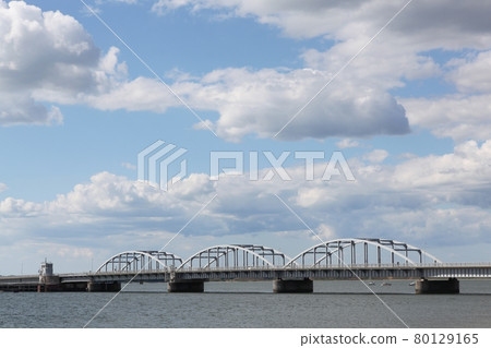 The Oddesund bridge in Denmark The Oddesund bridge in Denmark 80129165