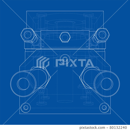 Abstract industry object concept. Vector 80132240