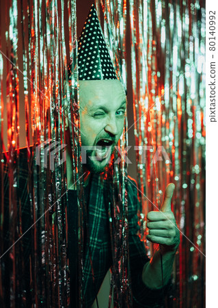 birthday fun happy man great party enjoying 80140992