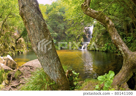 Waterfall of Pozo da Ferida, Spain, Europe Waterfall of Pozo da Ferida, Spain, Europe 80141100