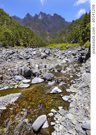 Taburiente River, Caldera de Taburiente National Park, Canary Islands, Spain Taburiente River, Caldera de Taburiente National Park, Canary Islands, Spain 80141206