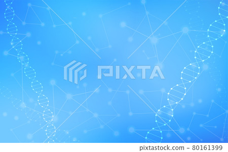 Abstract style, image of technology and genetic engineering 80161399