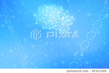 人工智能和基因工程的形象 80161400