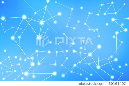 摘要，網絡技術圖像，藍色漸變背景 80161402
