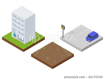 Illustration material of land utilization 80170540