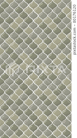 Lantern and Moroccan tile paint illustration image Lantern and Moroccan tile paint illustration image 80176120