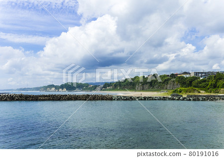 The coast on the south side of Ose, Hitachi City, Ibaraki Prefecture 80191016