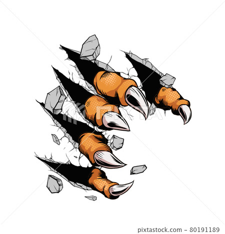 怪物的手打破牆壁 80191189