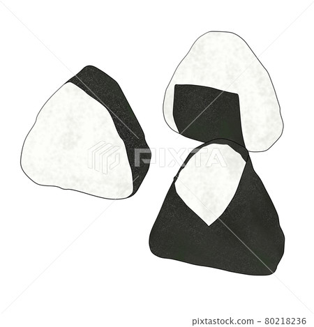 Triangular rice ball (hand-painted) Triangular rice ball (hand-painted) 80218236