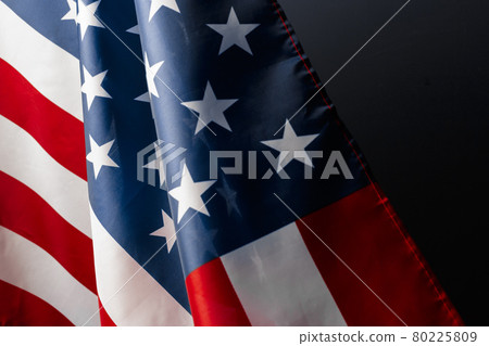 Vintage American flag on a chalkboard with space for text Vintage American flag on a chalkboard with space for text 80225809