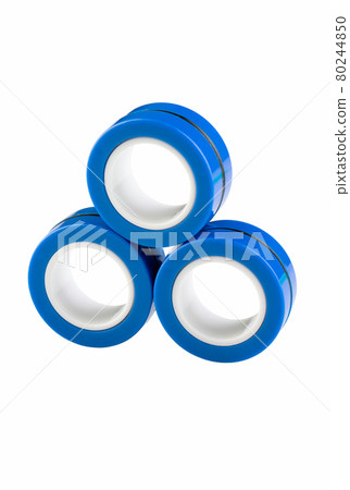 antistress, magnetic rings, blue, children's toy 8 + antistress, magnetic rings, blue, children's toy 8 + 80244850