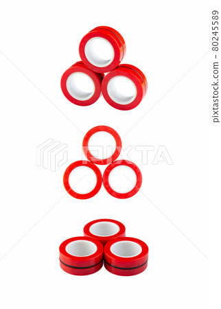 Spinner red, magnetic rings, toy for children 8 + Spinner red, magnetic rings, toy for children 8 + 80245589
