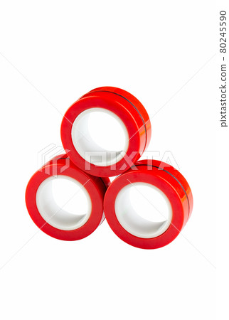antistress, magnetic rings, red, children's toy 8 + antistress, magnetic rings, red, children's toy 8 + 80245590