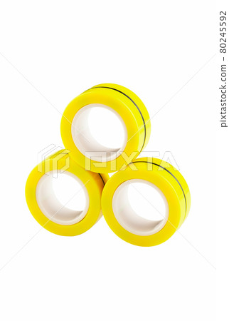 antistress, magnetic rings, yellow, children's toy 8 + antistress, magnetic rings, yellow, children's toy 8 + 80245592