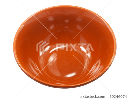 ceramic bowl isolated on white background 80246074