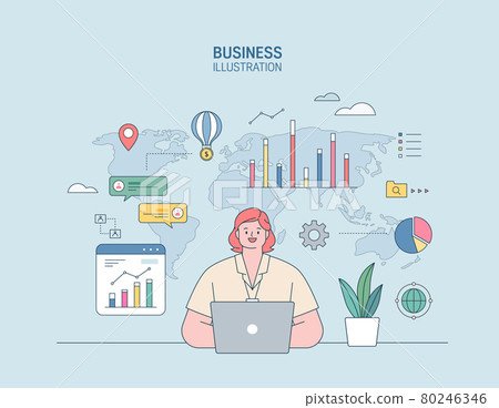 Business, Marketing, Illustration 80246346