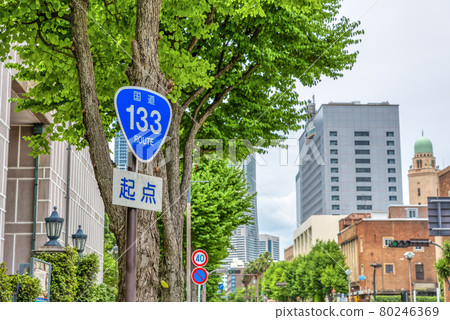 從國道133號開始的橫濱城市景觀 從國道133號開始的橫濱城市景觀 80246369