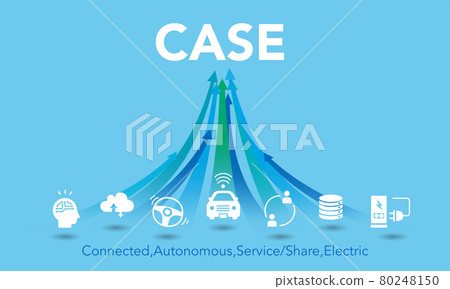 Mobility, CASE case icon image, vector 80248150