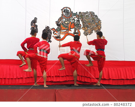 泰國皮影戲（叻丕府 / Wat Khanon 寺） 80248372