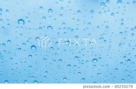 Water drops on glass Water drops on glass 80250279