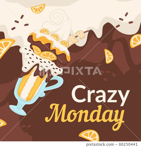Crazy Monday, discounts and sales of ice cream 80250441